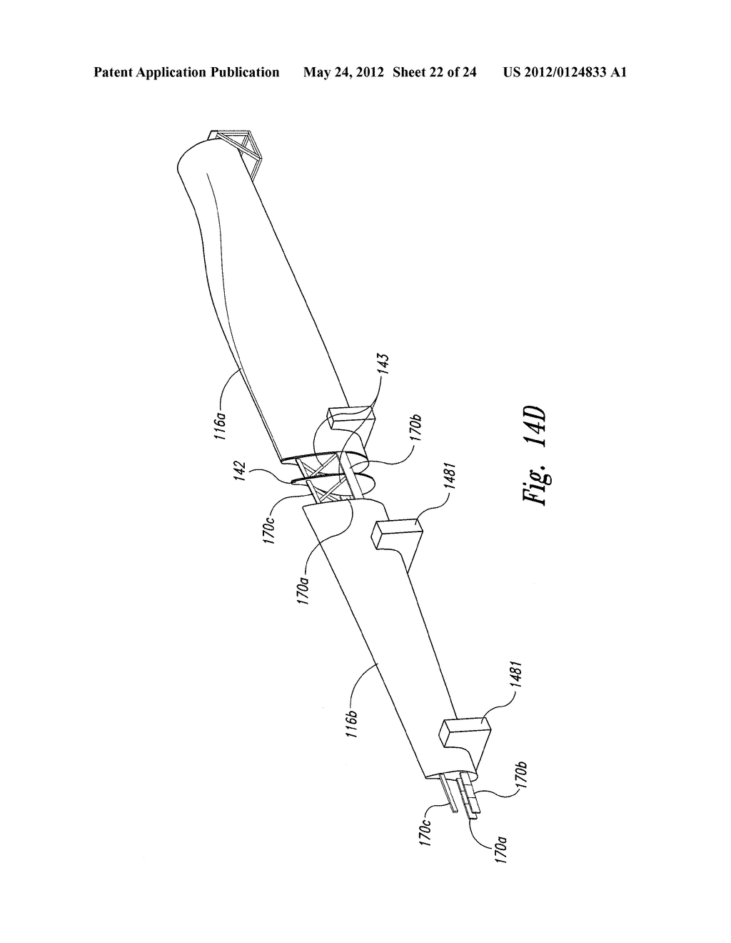 SYSTEMS AND METHODS FOR TRANSPORTING AND ASSEMBLING SEGMENTED WIND TURBINE     BLADES - diagram, schematic, and image 23