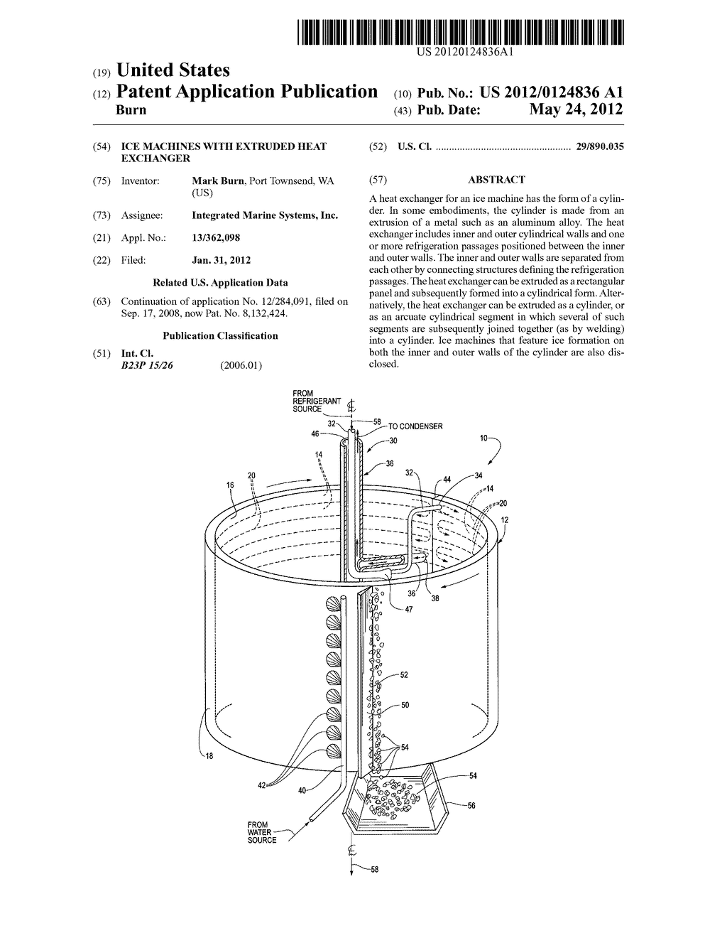 Ice Machines with Extruded Heat Exchanger - diagram, schematic, and image 01