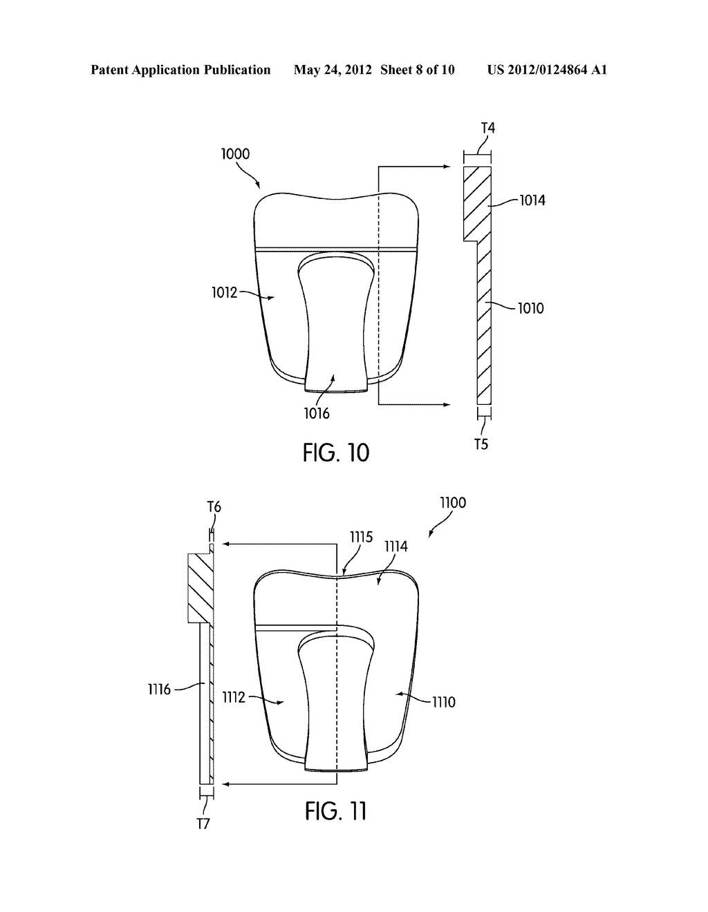 Article of Footwear With Tongue of Varying Thickness - diagram, schematic, and image 09