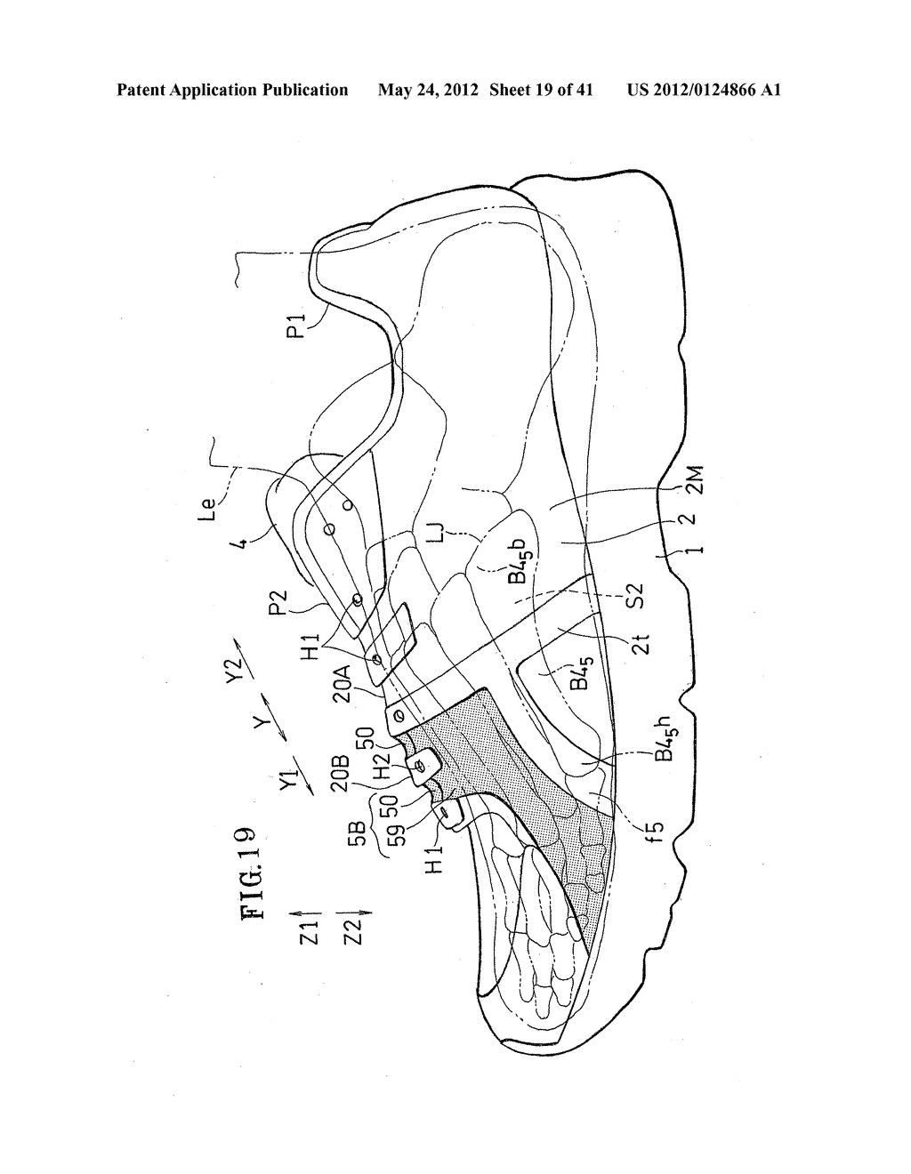 SHOE HAVING LACE FITTING STRUCTURE - diagram, schematic, and image 20