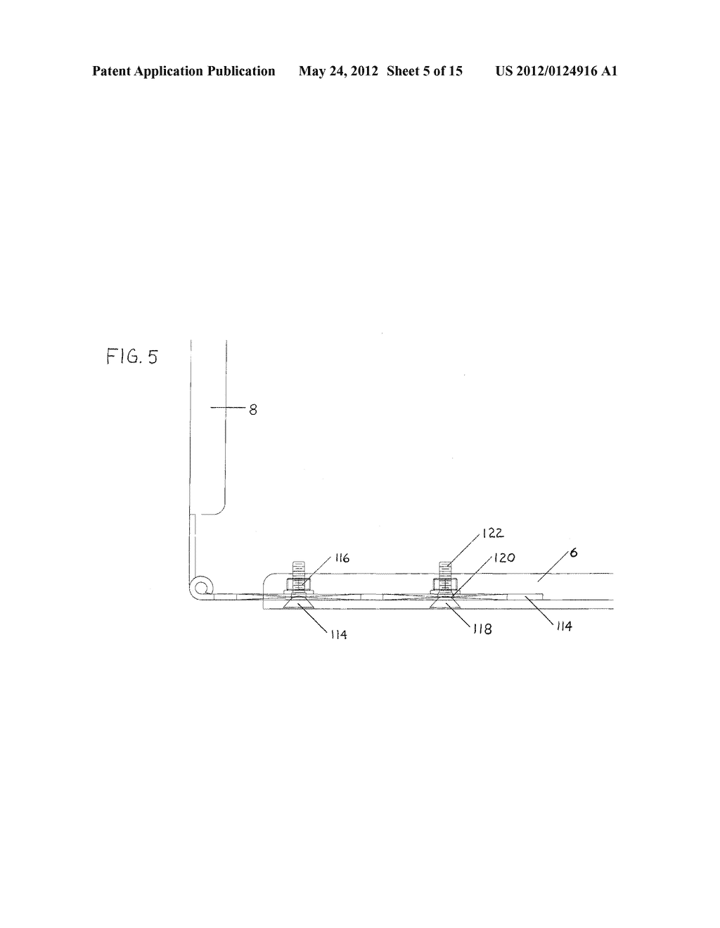 Adjustable Countertop Mounting System - diagram, schematic, and image 06