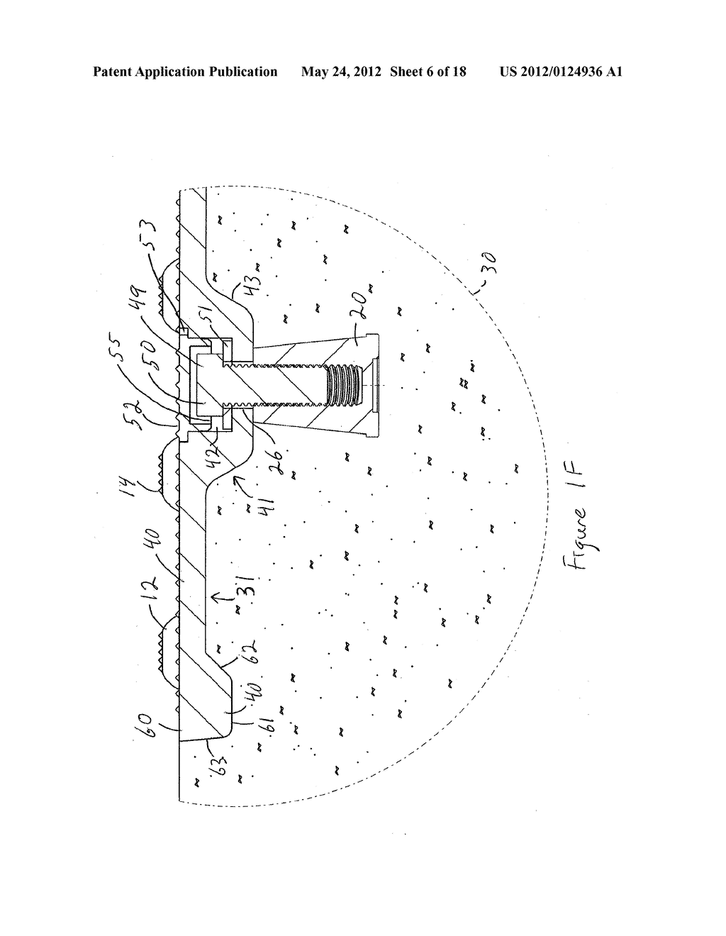 REPLACEABLE WET-SET TACTILE WARNING SURFACE UNIT AND METHOD OF     INSTALLATION AND REPLACEMENT - diagram, schematic, and image 07