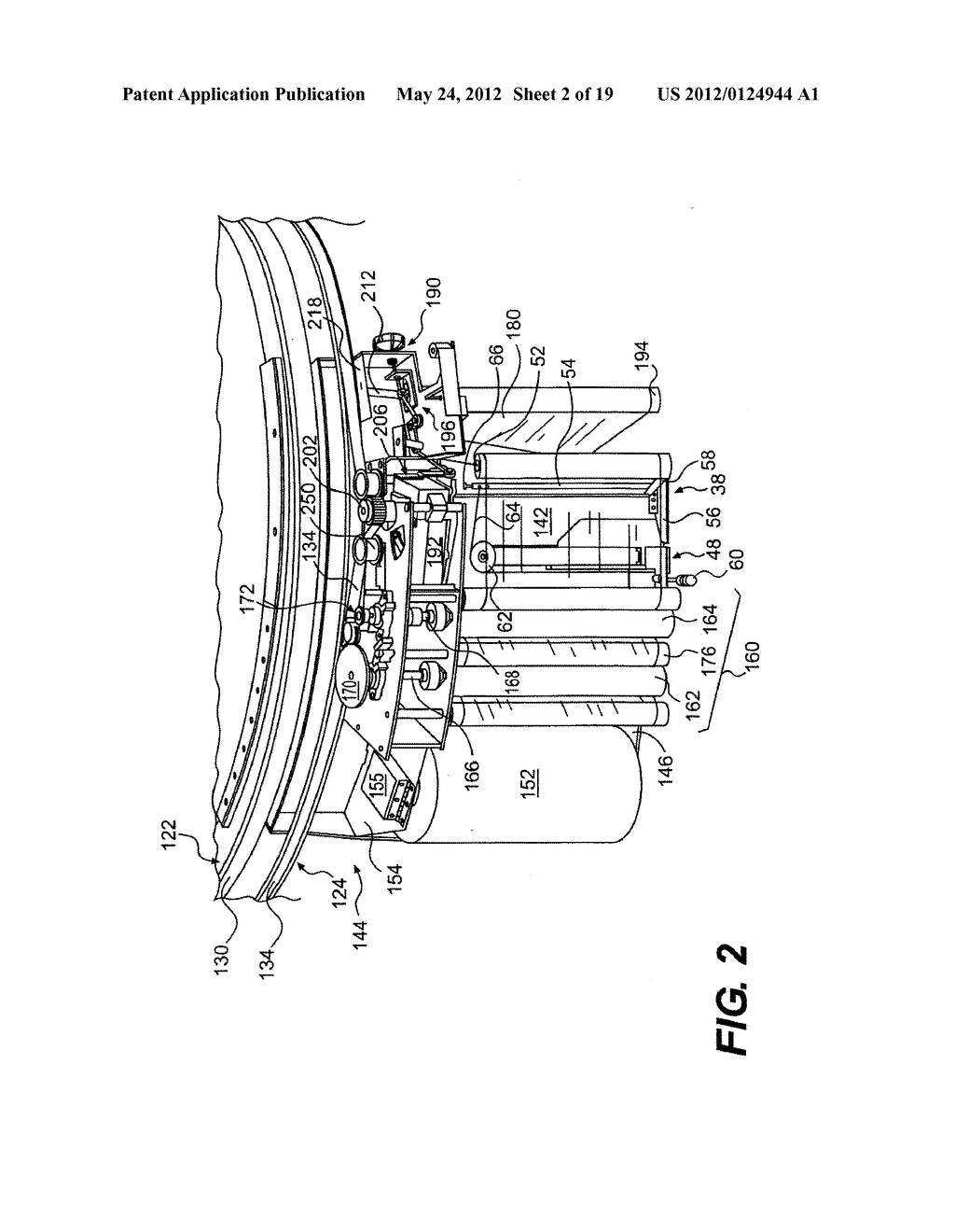 Wrapping Apparatus And Method Including Metered Pre-Stretch Film Delivery     Assembly - diagram, schematic, and image 03