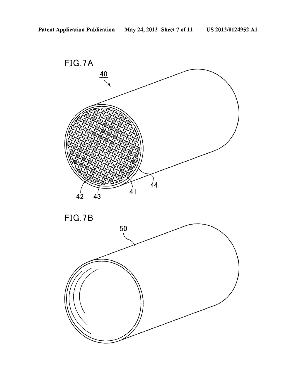 MAT, HOLDING SEALING MATERIAL, METHOD FOR PRODUCING MAT, AND EXHAUST GAS     PURIFYING APPARATUS - diagram, schematic, and image 08