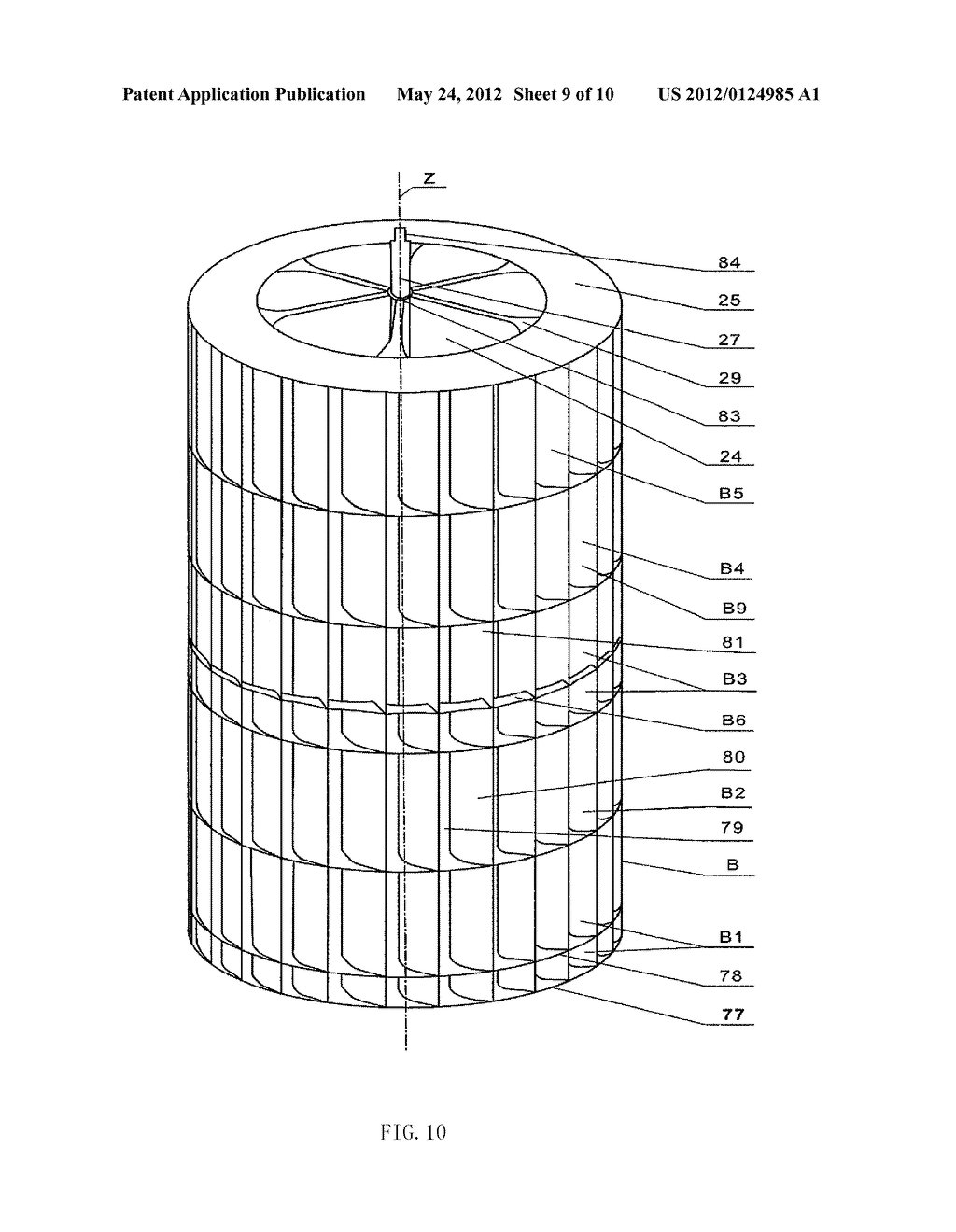 COMPRESSED-AIR WIND TURBINE GENERATOR SYSTEM HAVING A SUBSTANTIALLY     SQUARE, MOVABLE BODY - diagram, schematic, and image 10