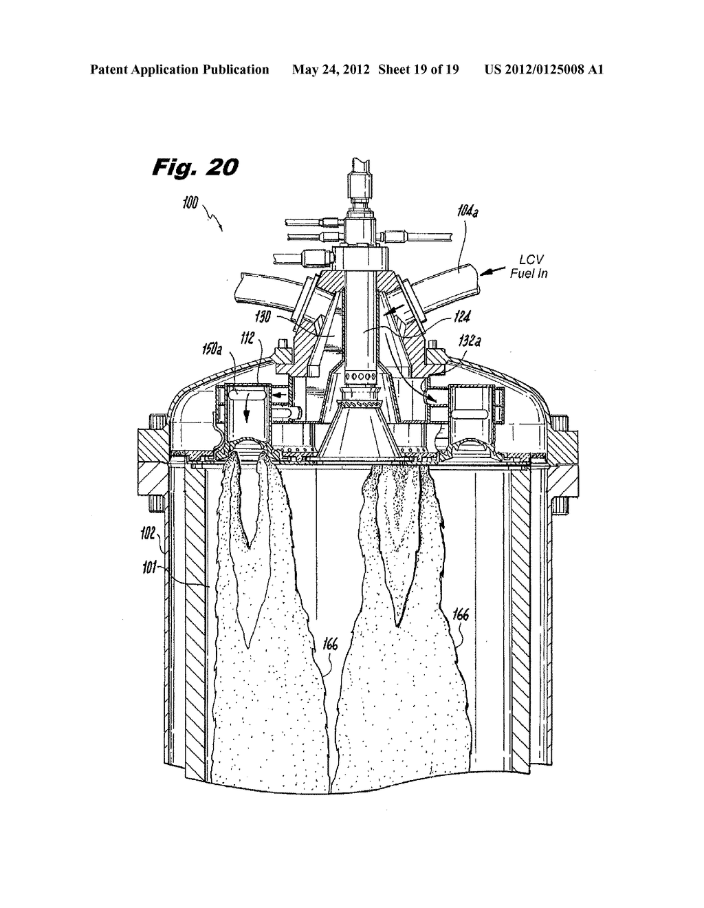 LOW CALORIFIC VALUE FUEL COMBUSTION SYSTEMS FOR GAS TURBINE ENGINES - diagram, schematic, and image 20