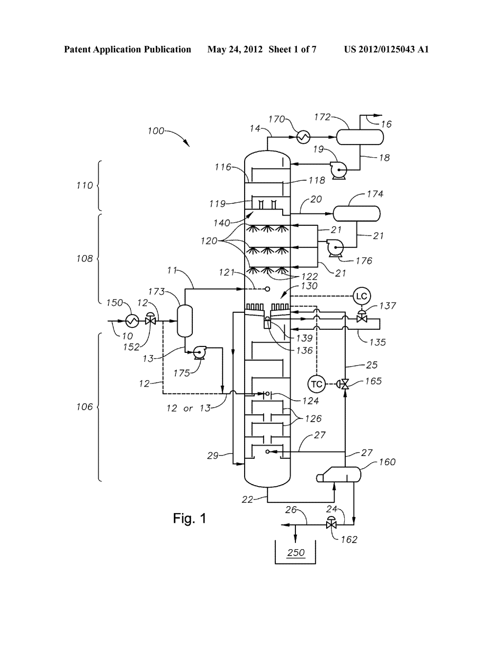 CRYOGENIC SYSTEM FOR REMOVING ACID GASES FROM A HYDROCARBON GAS STREAM - diagram, schematic, and image 02