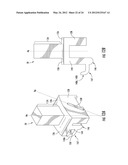 IMBEDDED CARRIER BLADES FOR CLEAVING OPTICAL FIBERS, AND RELATED CLEAVERS     AND METHODS diagram and image