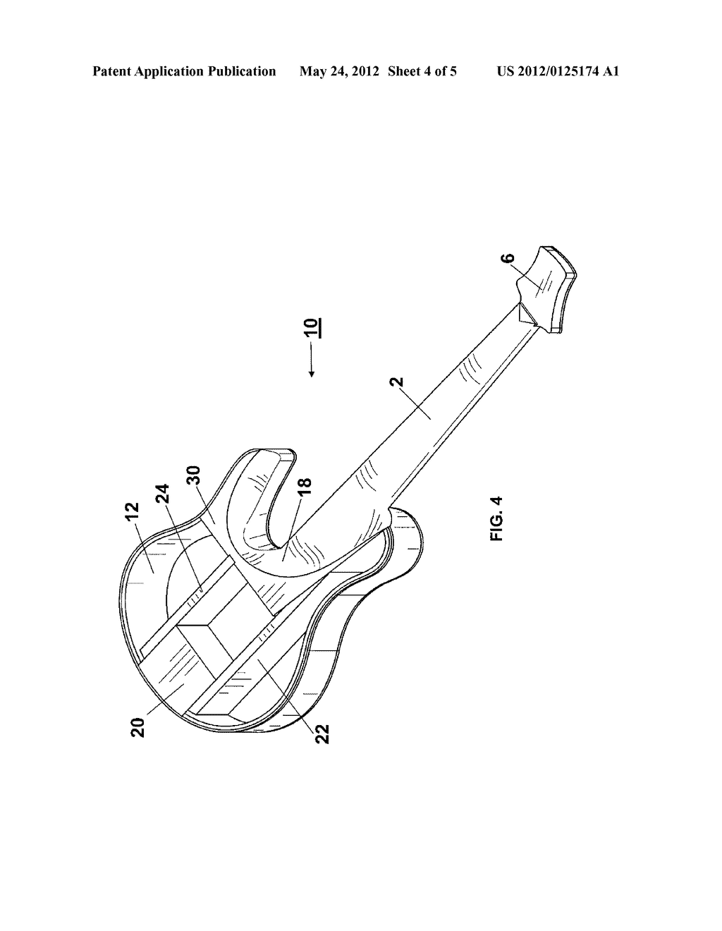ACOUSTIC AND SEMI-ACOUSTIC STRINGED INSTRUMENTS HAVING A NECK-TO-BODY     JUNCTION - diagram, schematic, and image 05