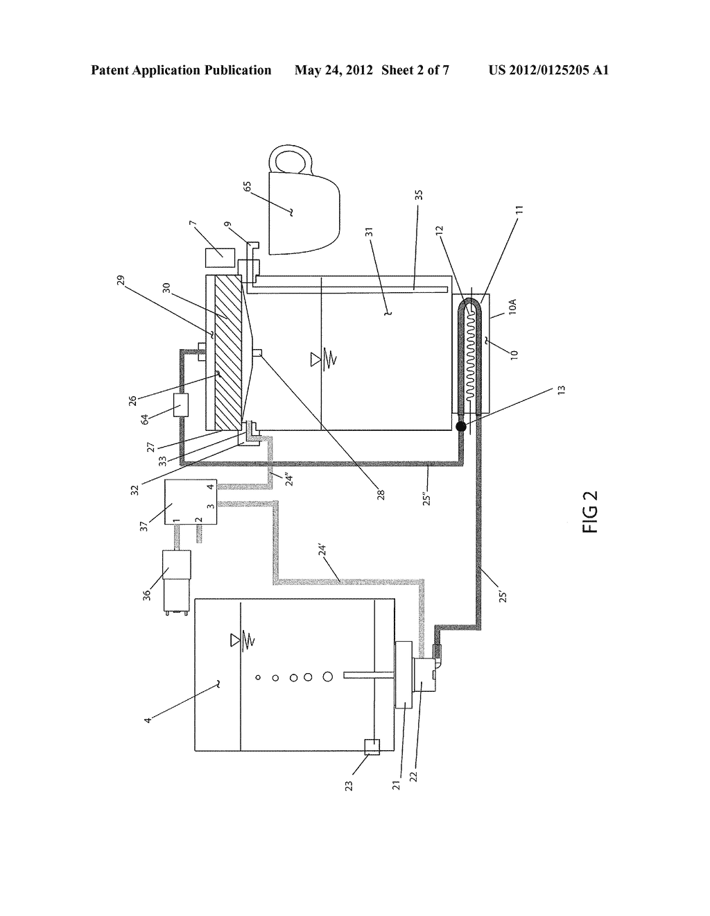 Electrical Appliance for Preparing, Storing and Dispensing Hot Beverages - diagram, schematic, and image 03