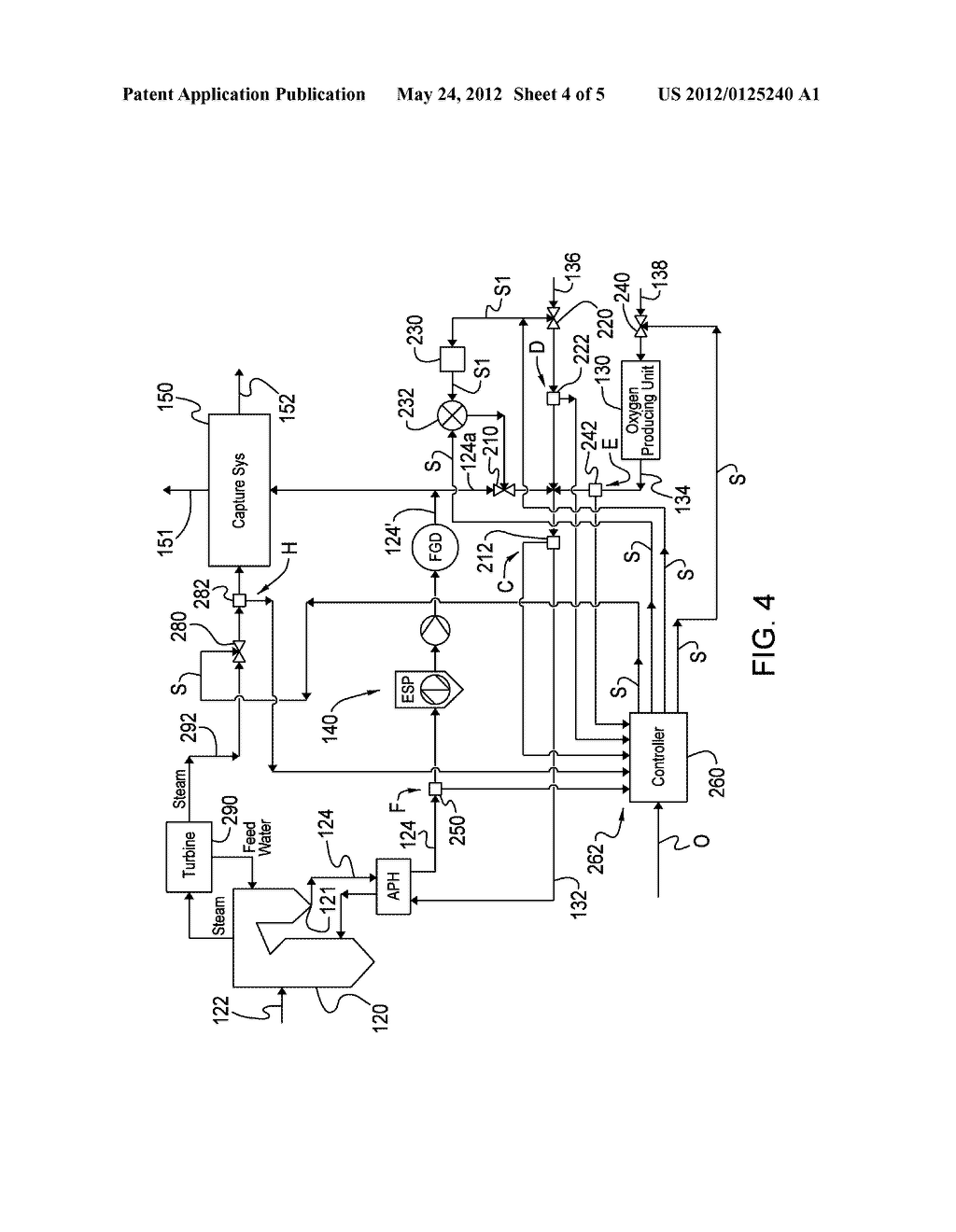 SYSTEM AND METHOD OF MANAGING ENERGY UTILIZED IN A FLUE GAS PROCESSING     SYSTEM - diagram, schematic, and image 05