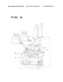 ENGINE SYSTEM WITH AIR DIVERTER diagram and image