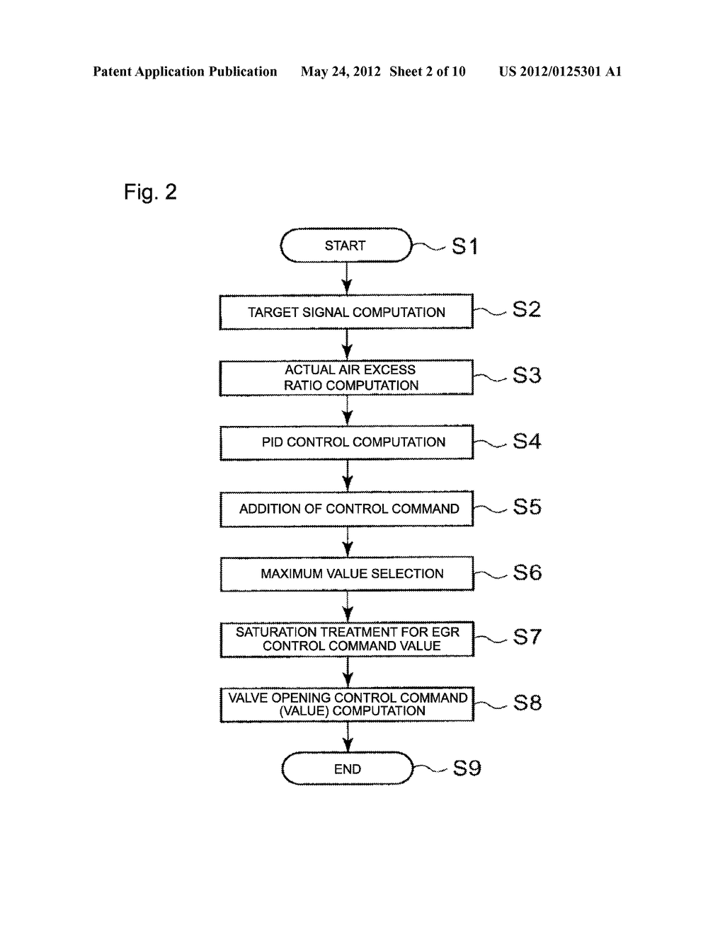 EXHAUST GAS RECIRCULATION CONTROL DEVICE OF INTERNAL COMBUSTION ENGINE - diagram, schematic, and image 03