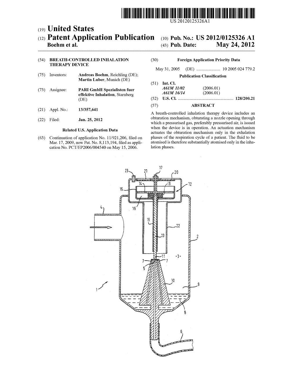 BREATH-CONTROLLED INHALATION THERAPY DEVICE - diagram, schematic, and image 01