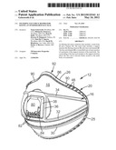 FILTERING FACE-PIECE RESPIRATOR HAVING AN OVERMOLDED FACE SEAL diagram and image