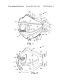 FILTERING FACE-PIECE RESPIRATOR HAVING AN OVERMOLDED FACE SEAL diagram and image