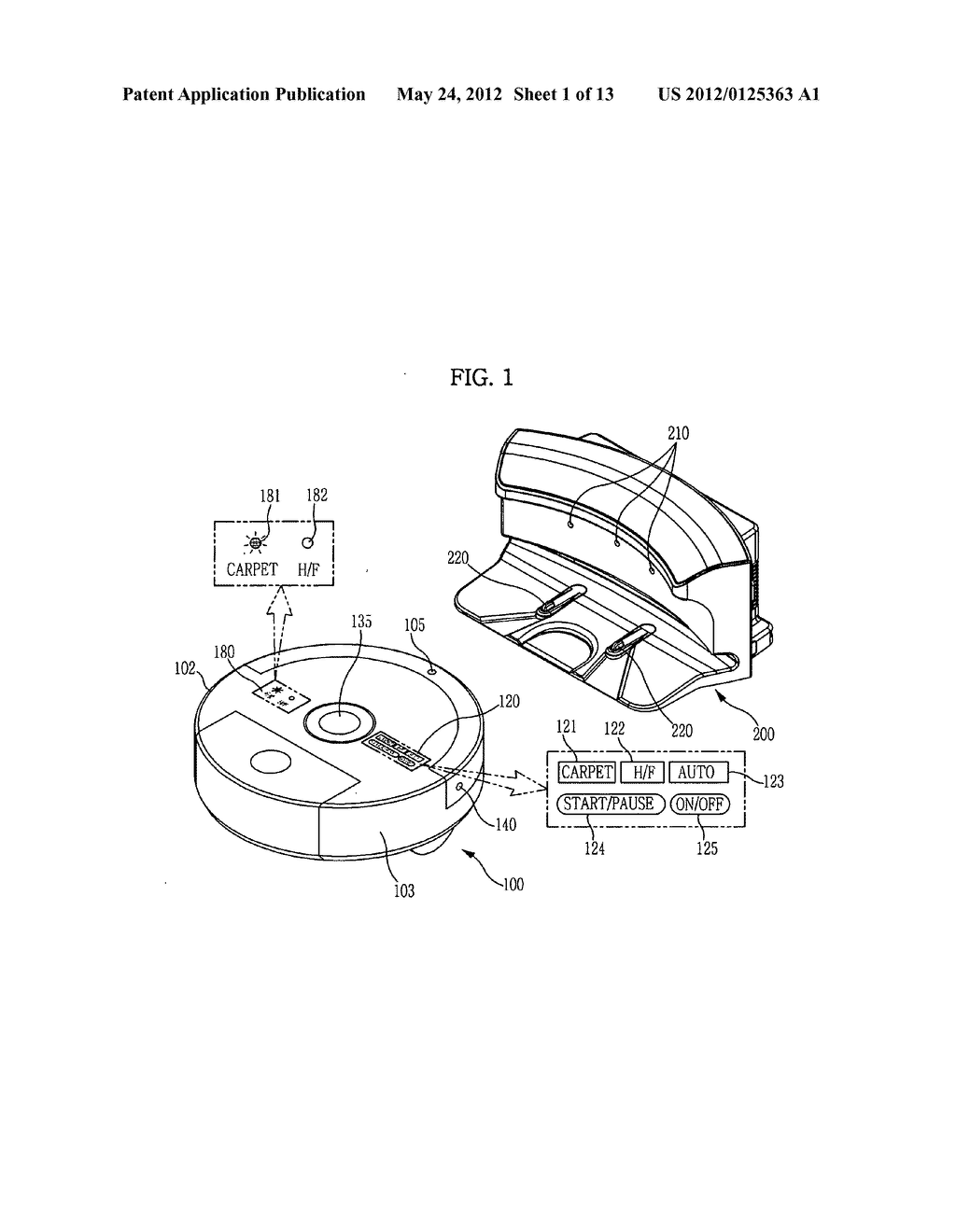 Robot cleaner and control method thereof - diagram, schematic, and image 02