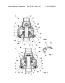 Flow-through pressure regulator device for irrigation plants diagram and image