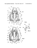 Flow-through pressure regulator device for irrigation plants diagram and image