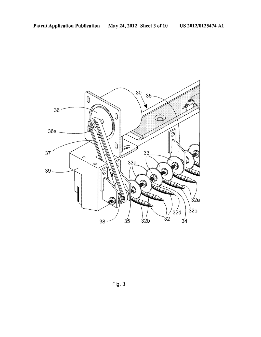 DEVICE FOR PRODUCING A FIBRE MAT BY WEAVING - diagram, schematic, and image 04