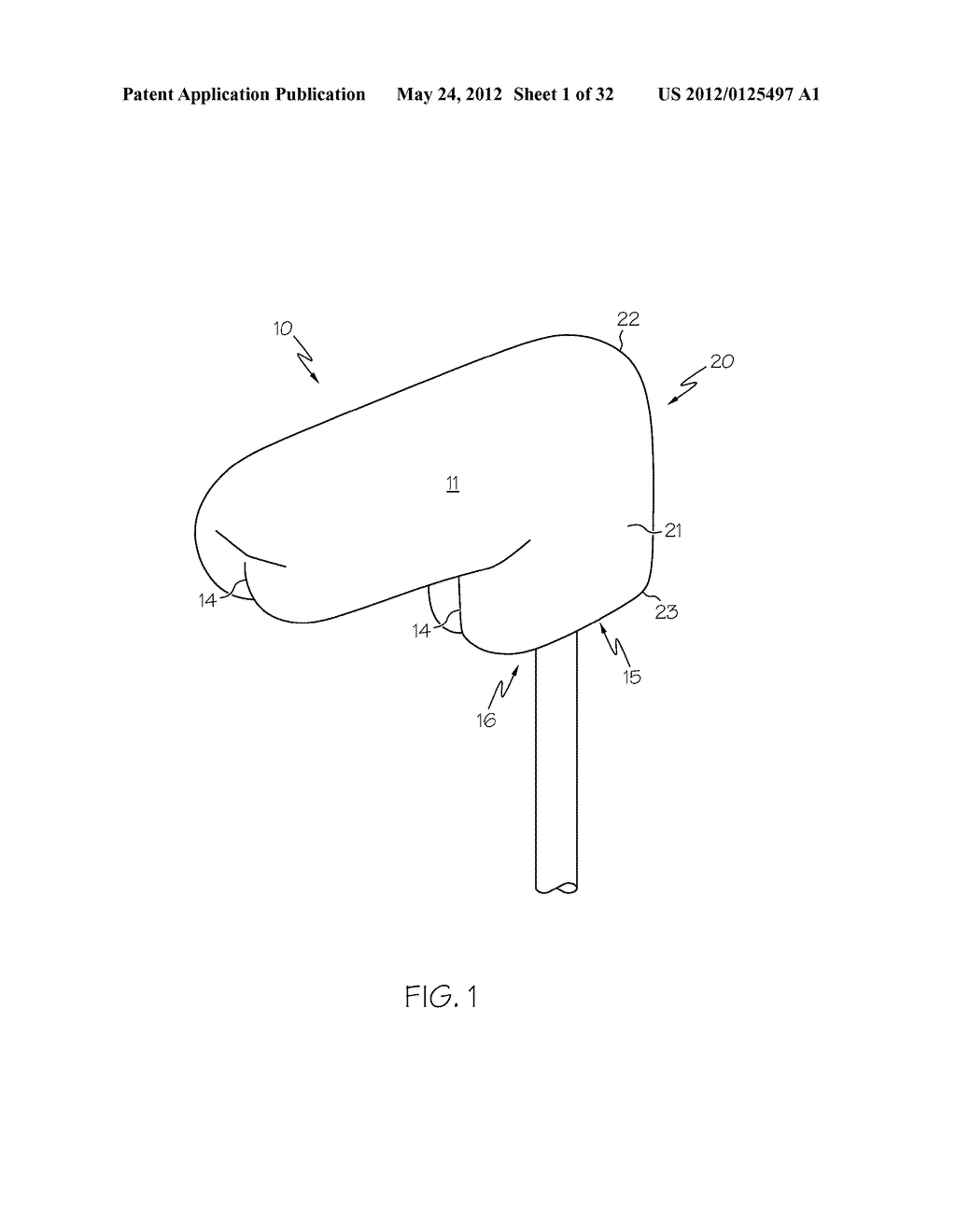 Golf Club Head Cover - diagram, schematic, and image 02