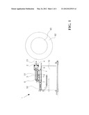 ASSEMBLY AND METHOD FOR MANUFACTURING A GREEN RADIAL PNEUMATIC TYRE diagram and image