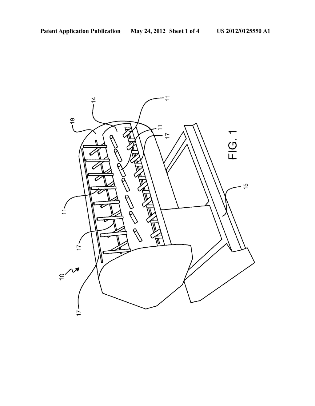 APPARATUS AND PROCESS FOR TREATMENT OF FIBERS - diagram, schematic, and image 02