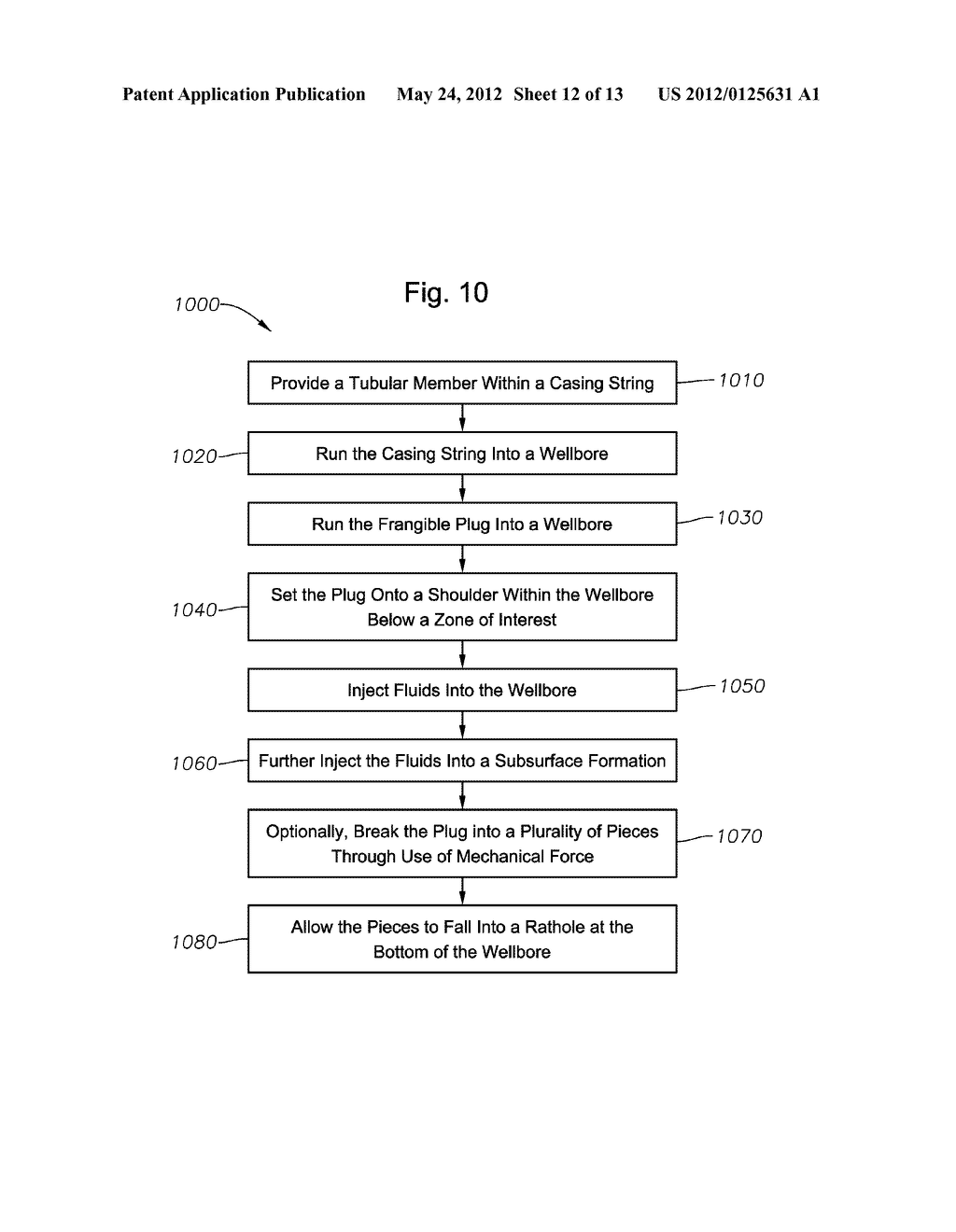 Systems and Methods of Diverting Fluids In A Wellbore Using Destructible     Plugs - diagram, schematic, and image 13