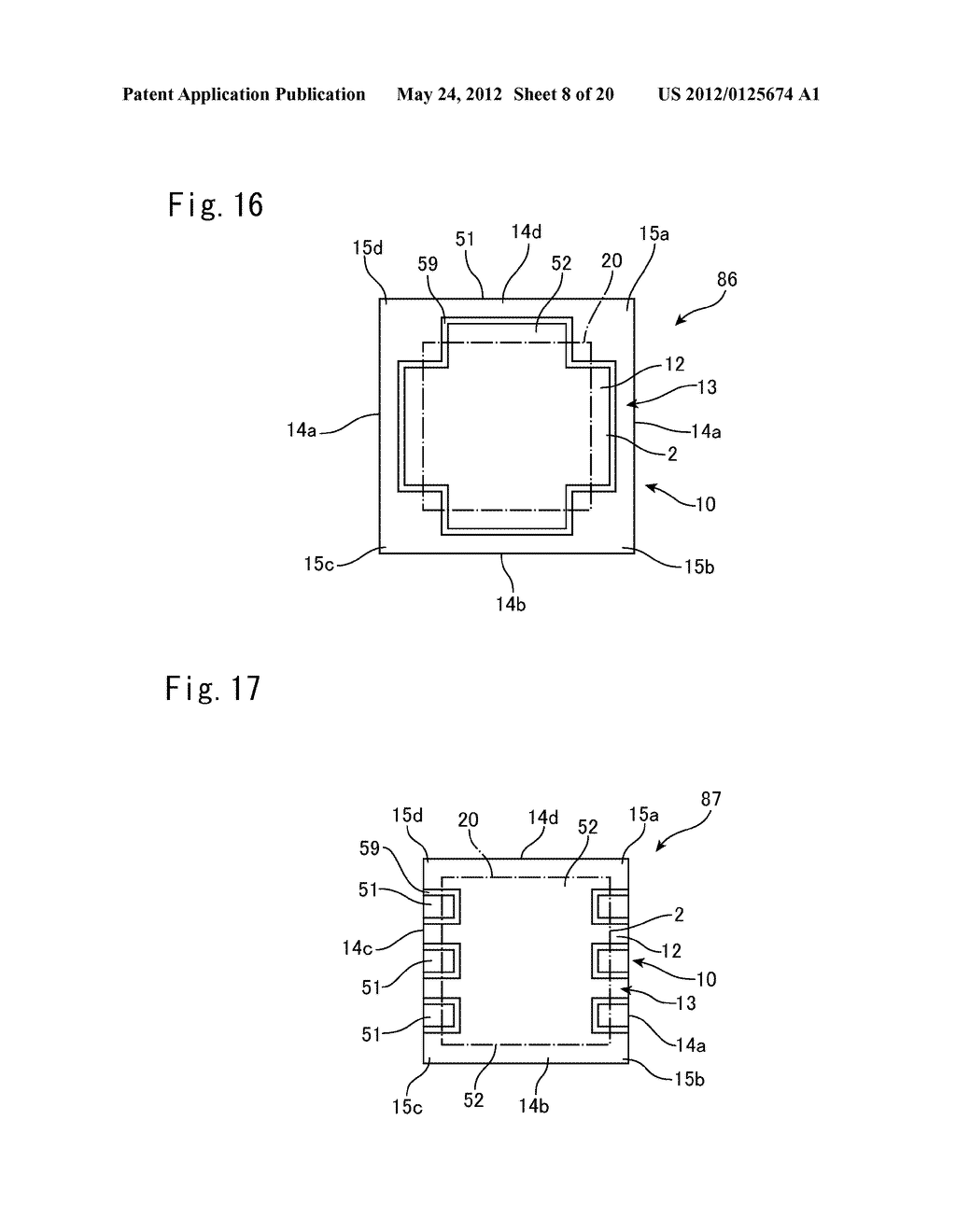 DEVICE FOR SURFACE MOUNTING AND CAPACITOR ELEMENT - diagram, schematic, and image 09