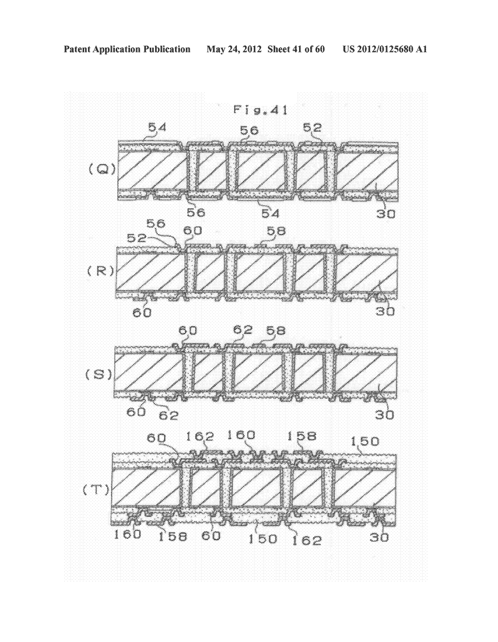 MULTILAYERED PRINTED CIRCUIT BOARD AND MANUFACTURING METHOD THEREOF - diagram, schematic, and image 42