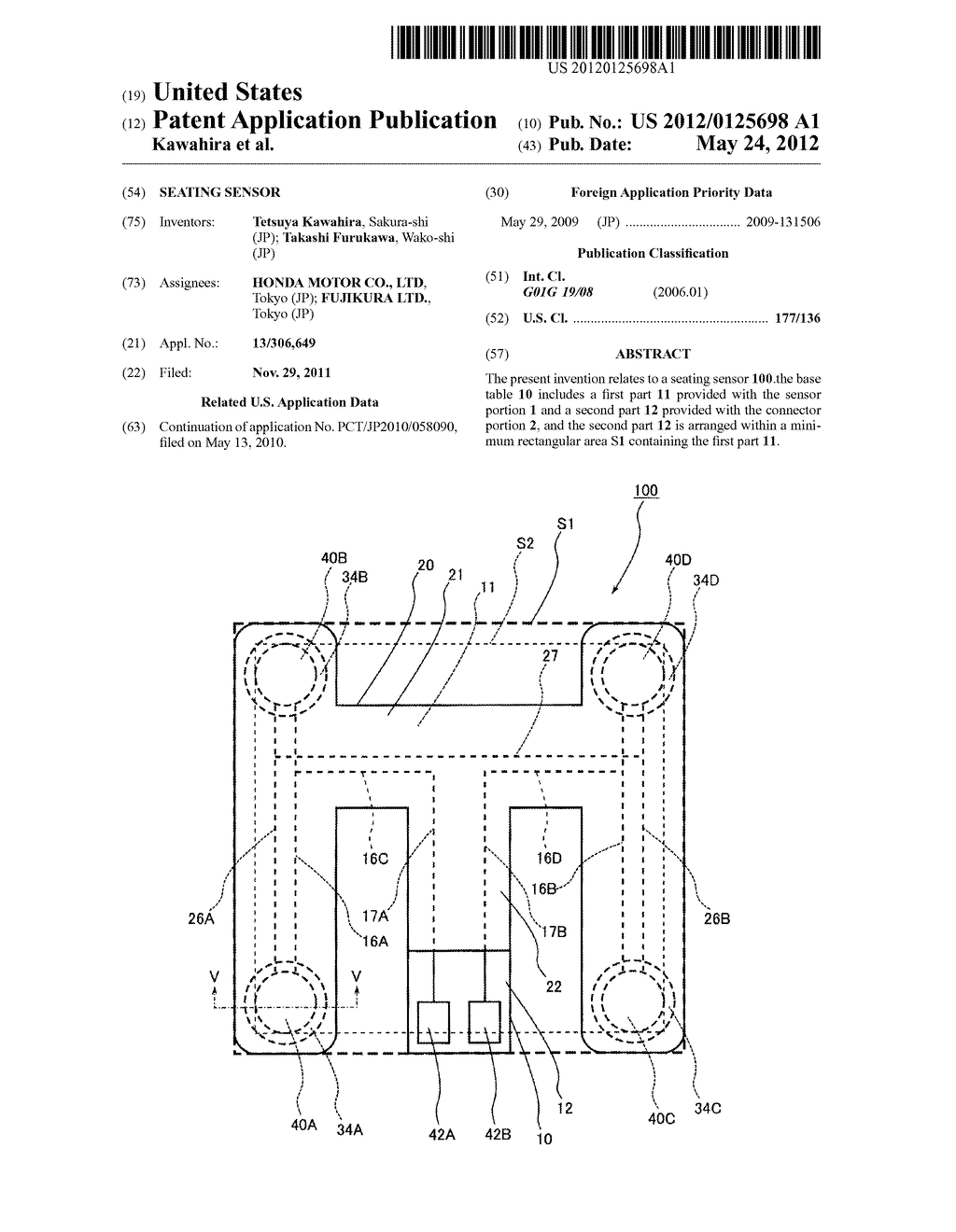 SEATING SENSOR - diagram, schematic, and image 01