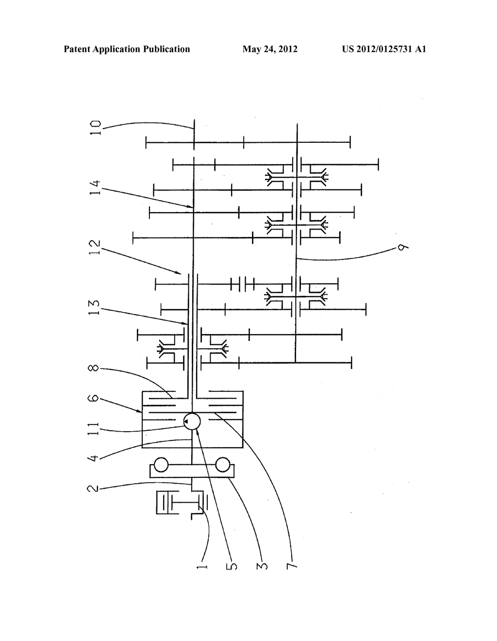 TRANSMISSION ARRANGEMENT FOR A VEHICLE - diagram, schematic, and image 02