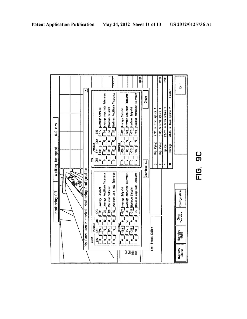 SYSTEM AND METHOD FOR CONTROLLING A CONVEYOR BELT CONDITION MONITORING     SYSTEM - diagram, schematic, and image 12