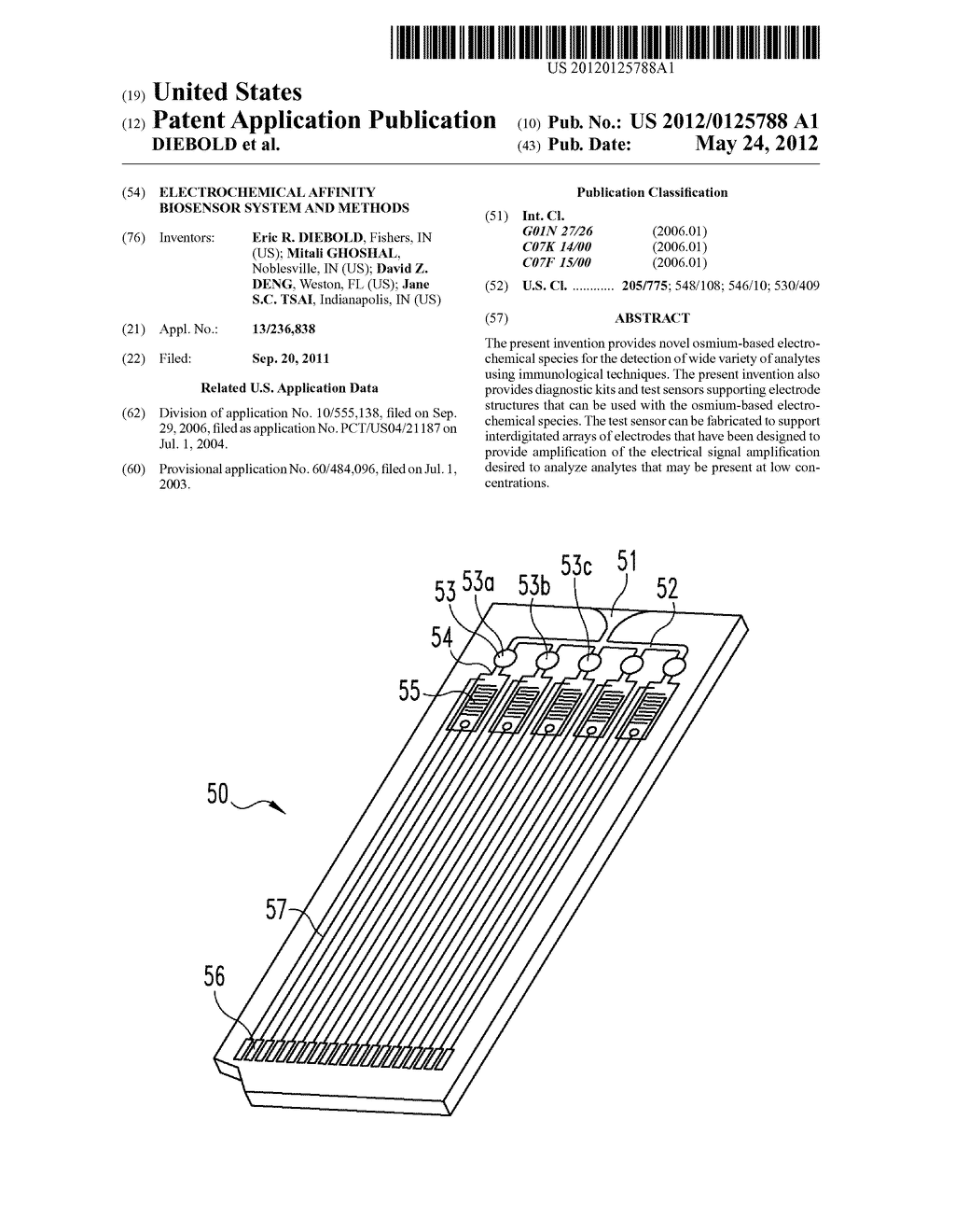 ELECTROCHEMICAL AFFINITY BIOSENSOR SYSTEM AND METHODS - diagram, schematic, and image 01