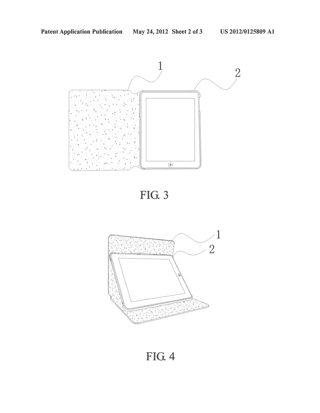 Protective case for a tablet computer - diagram, schematic, and image 03