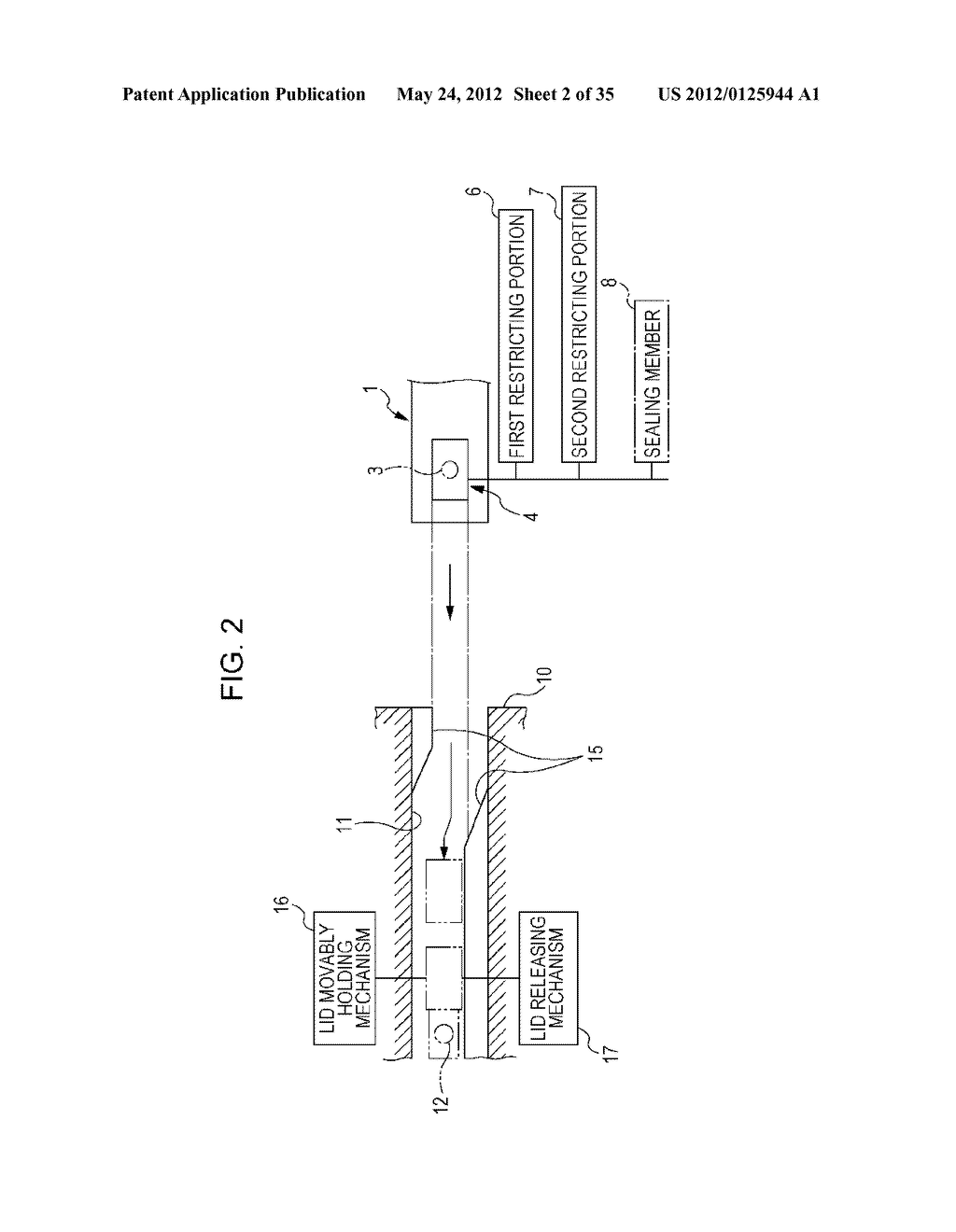 POWDER CONTAINER, POWDER PROCESSING APPARATUS USING THE SAME, AND POWDER     CONTAINER CONTROLLING METHOD - diagram, schematic, and image 03