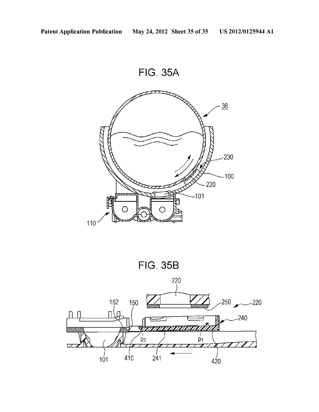POWDER CONTAINER, POWDER PROCESSING APPARATUS USING THE SAME, AND POWDER     CONTAINER CONTROLLING METHOD - diagram, schematic, and image 36