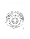 AIRCRAFT ELECTRIC TAXI SYSTEM WITH FRICTION ACTUATED, BI-DIRECTIONAL     CLUTCH diagram and image