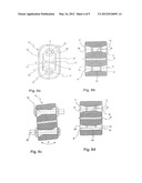 DEVICE FOR SUSPENDING AN OSCILLATING LOAD, PARTICULARLY FOR AN EXHAUST GAS     SYSTEM OF A MOTOR VEHICLE diagram and image