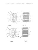 DEVICE FOR SUSPENDING AN OSCILLATING LOAD, PARTICULARLY FOR AN EXHAUST GAS     SYSTEM OF A MOTOR VEHICLE diagram and image