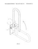 Foldable Safety Handrail Assembly diagram and image