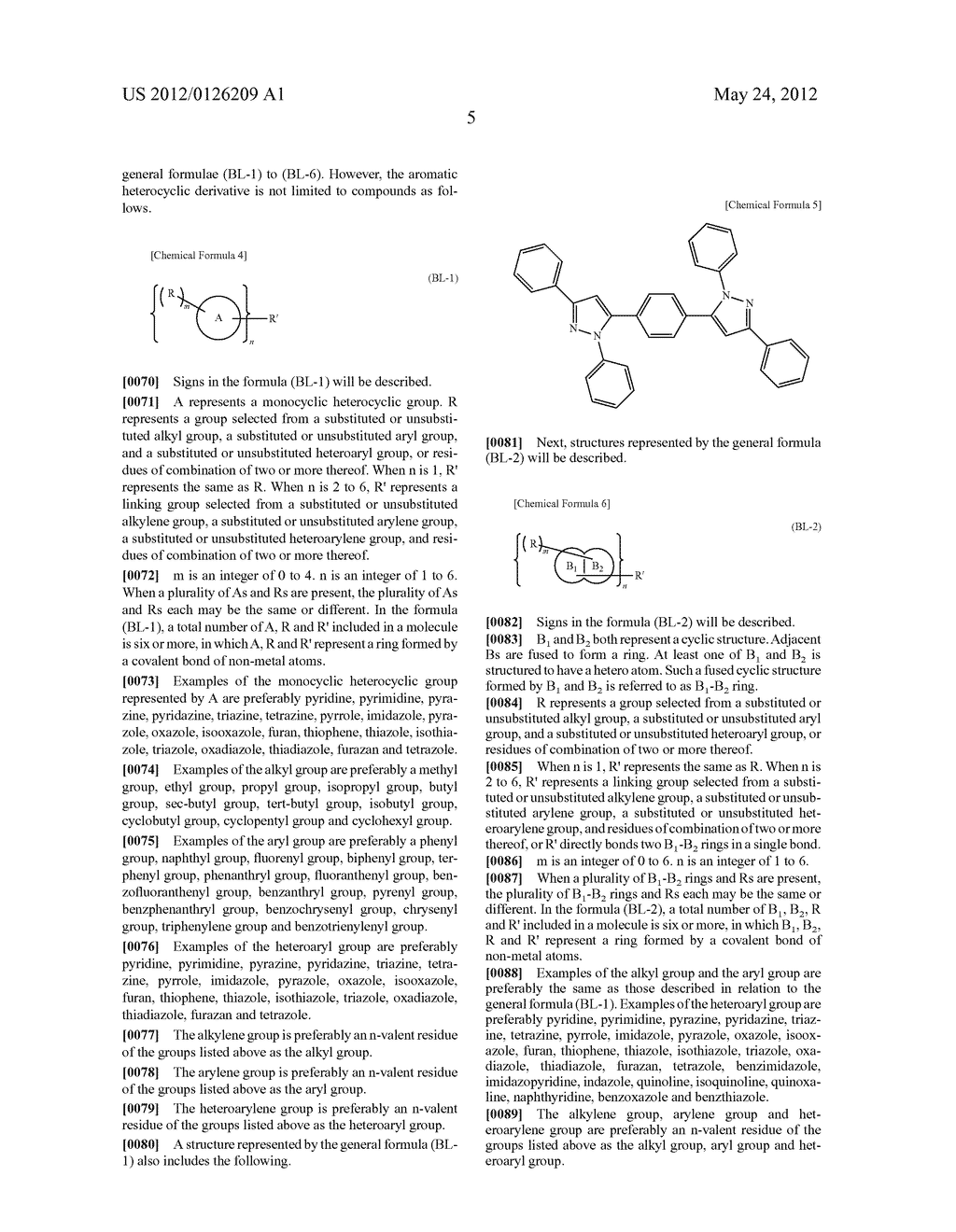 ORGANIC ELECTROLUMINESCENCE DEVICE - diagram, schematic, and image 18