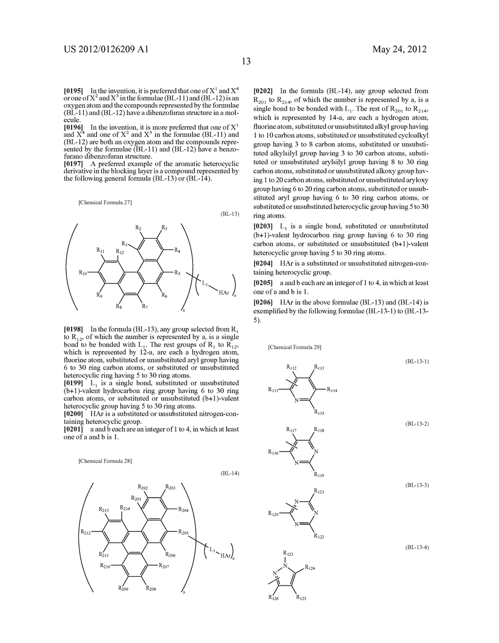 ORGANIC ELECTROLUMINESCENCE DEVICE - diagram, schematic, and image 26