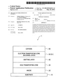 ORGANIC ELECTROLUMINESCENT ELEMENT diagram and image