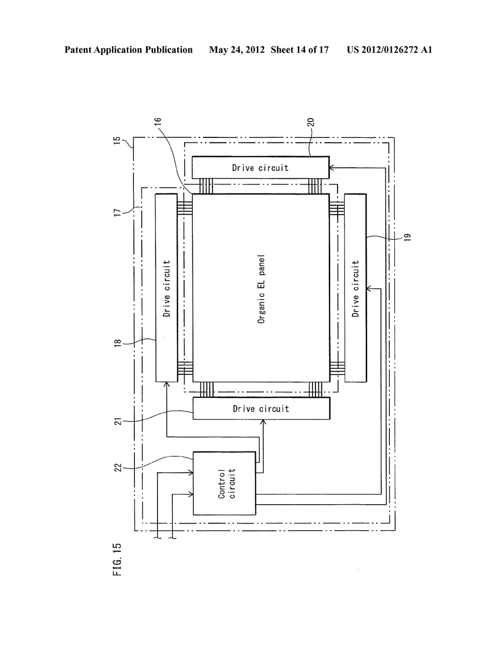 LIGHT-EMITTING ELEMENT AND DISPLAY DEVICE USING SAME - diagram, schematic, and image 15