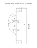 LATERAL DIFFUSION FIELD EFFECT TRANSISTOR WITH DRAIN REGION SELF-ALIGNED     TO GATE ELECTRODE diagram and image