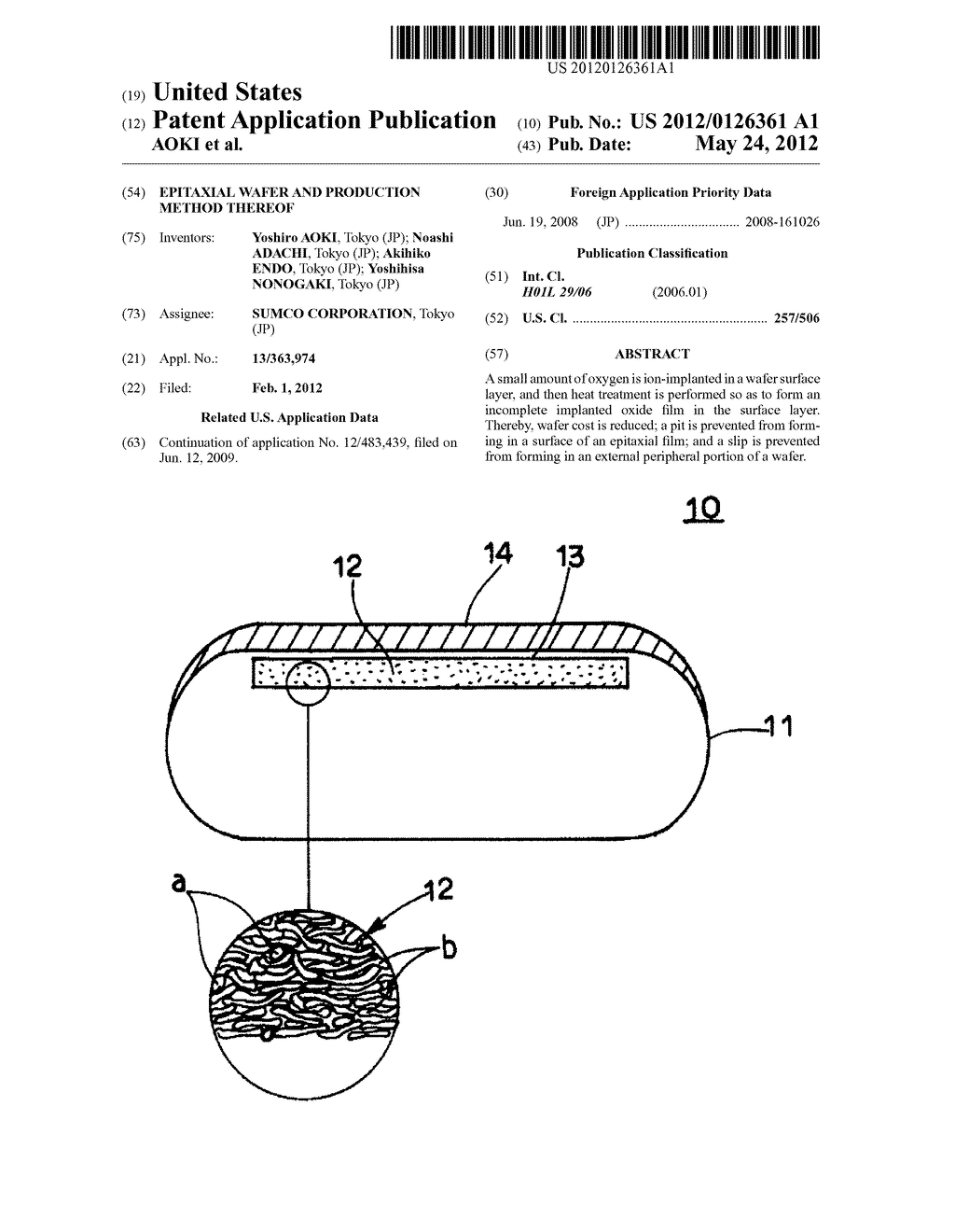 EPITAXIAL WAFER AND PRODUCTION METHOD THEREOF - diagram, schematic, and image 01