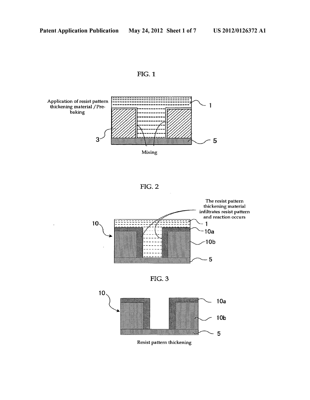 RESIST PATTERN THICKENING MATERIAL AND PROCESS FOR FORMING RESIST PATTERN,     AND SEMICONDUCTOR DEVICE AND METHOD FOR MANUFACTURING THE SAME - diagram, schematic, and image 02