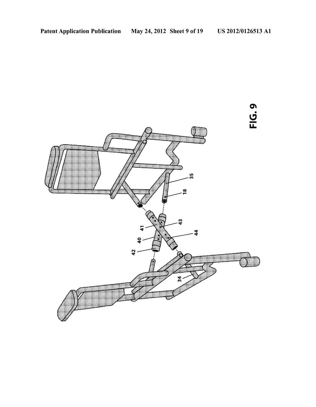 Adjustable Wheelchair - diagram, schematic, and image 10