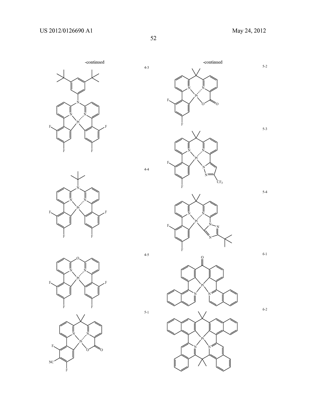 ORGANIC ELECTROLUMINESCENCE DEVICE - diagram, schematic, and image 54